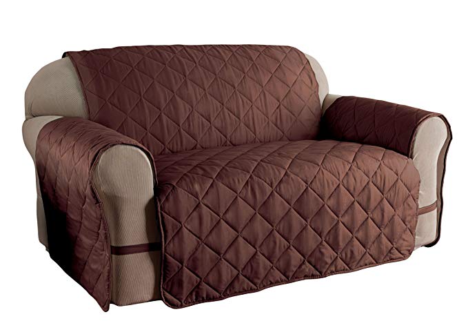 Innovative Textile Solutions Microfiber Ultimate Solid Furniture Protector Sofa, Chocolate