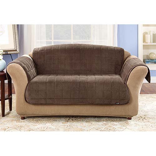 Sure Fit Deluxe Sofa Throw Cover in Sable, 50